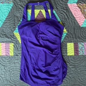 One piece Swimsuit Purple Size 12 Land’s End